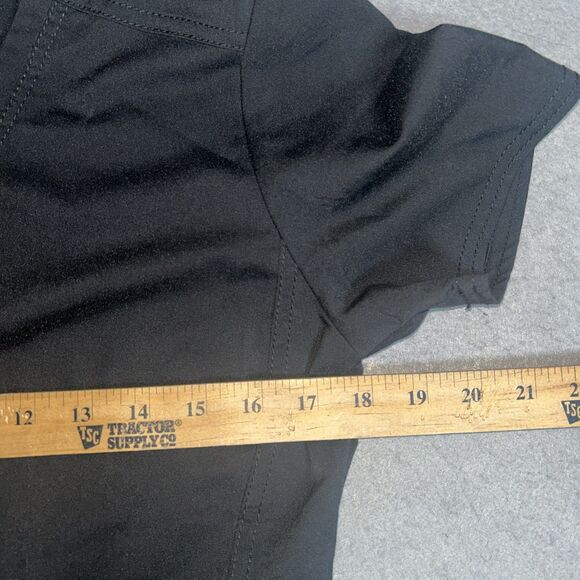 Scrubstar Ultimate Scrub Top Womens XS Black Medical Nurse Clinic Shirt - Picture 5 of 7